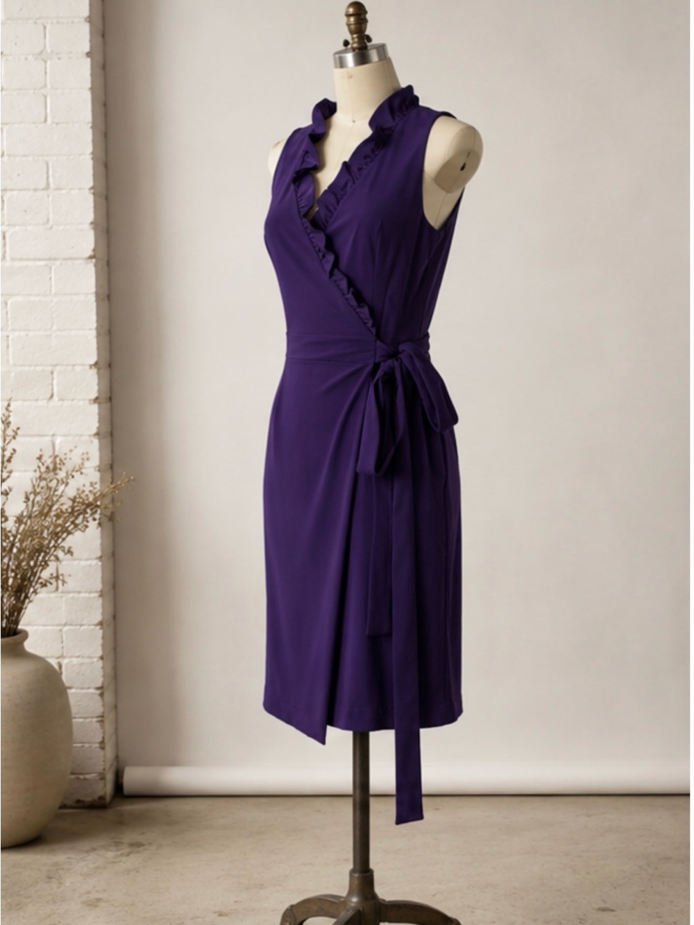 Diane Von Furstenberg Deep Purple Hampton dress